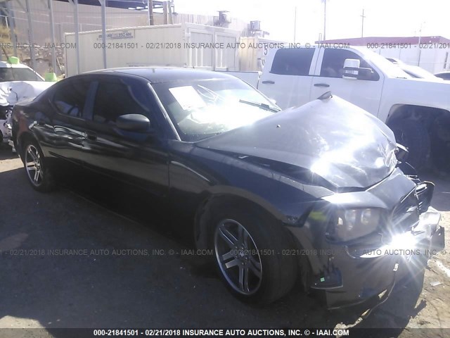 2B3KA43G26H491652 - 2006 DODGE CHARGER SE/SXT BLACK photo 1