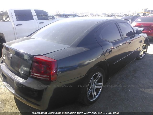 2B3KA43G26H491652 - 2006 DODGE CHARGER SE/SXT BLACK photo 4