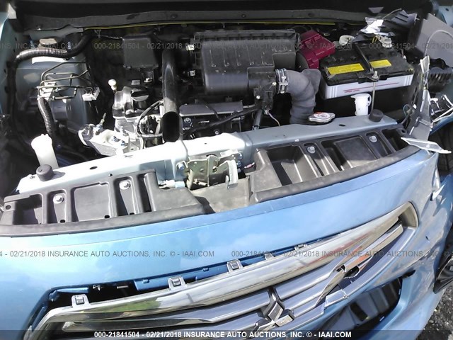 ML32F3FJ6HHF16441 - 2017 MITSUBISHI MIRAGE G4 ES ლურჯი ფოტო 10