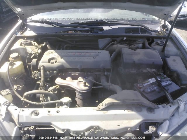 4T1BE32K55U519633 - 2005 TOYOTA CAMRY LE/XLE/SE ვერცხლისფერი ფოტო 10