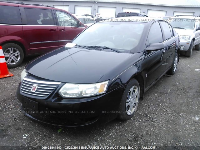 1G8AJ52F45Z177955 - 2005 SATURN ION LEVEL 2 BLACK photo 2