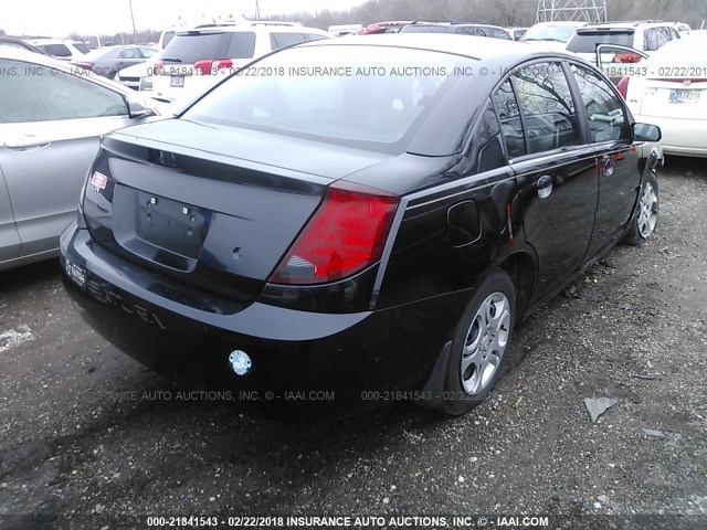 1G8AJ52F45Z177955 - 2005 SATURN ION LEVEL 2 BLACK photo 4