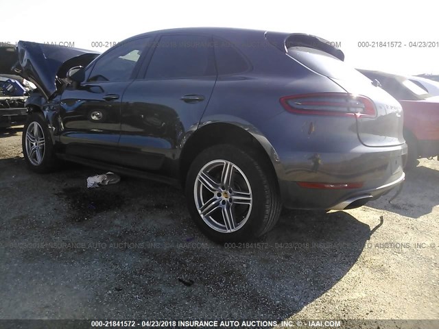 WP1AA2A50HLB04505 - 2017 PORSCHE MACAN GRAY photo 3