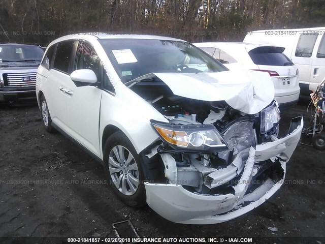 5FNRL5H65GB150945 - 2016 HONDA ODYSSEY EXL თეთრი ფოტო 1