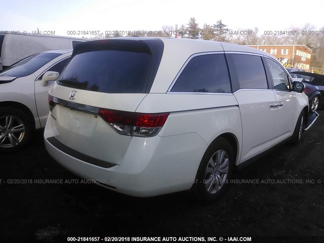 5FNRL5H65GB150945 - 2016 HONDA ODYSSEY EXL თეთრი ფოტო 4