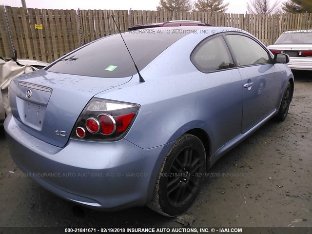 JTKDE167980256056 - 2008 TOYOTA SCION TC 蓝色 照片 4