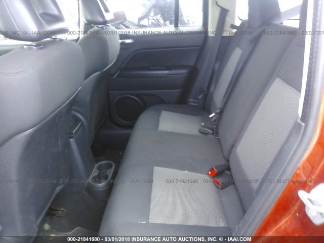 1J4FT28B59D177792 - 2009 JEEP PATRIOT SPORT ORANGE photo 8