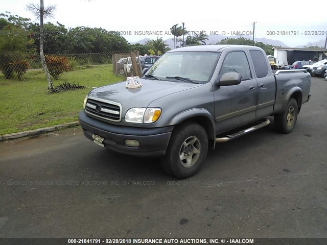 5TBBT4819YS096040 - 2000 TOYOTA TUNDRA ACCESS CAB LIMITED GOLD photo 2