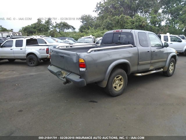 5TBBT4819YS096040 - 2000 TOYOTA TUNDRA ACCESS CAB LIMITED GOLD photo 4