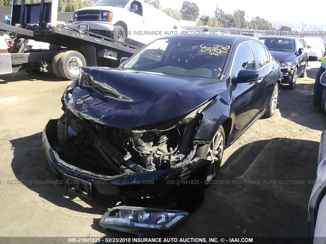 1HGCR2F54DA047485 - 2013 HONDA ACCORD SPORT 黑色 照片 2