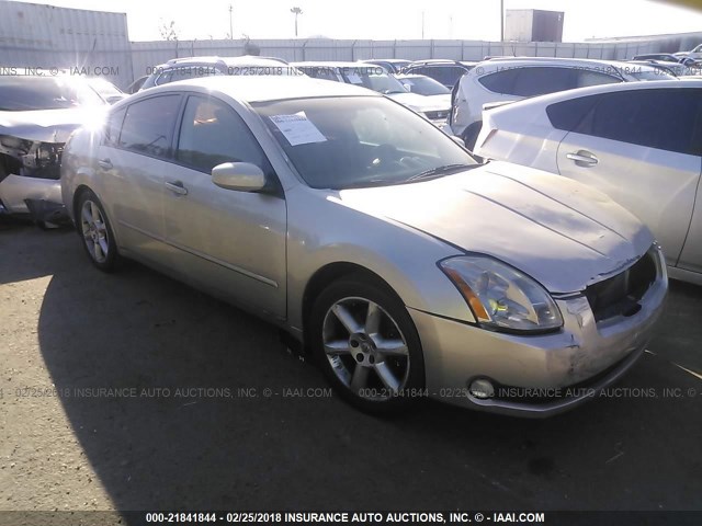 1N4BA41E66C839039 - 2006 NISSAN MAXIMA SE/SL SILVER photo 1