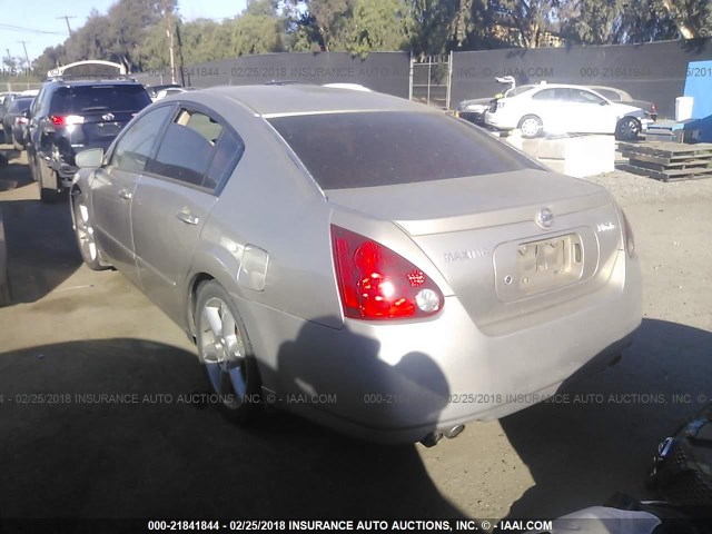 1N4BA41E66C839039 - 2006 NISSAN MAXIMA SE/SL SILVER photo 3