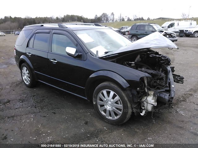 1FMDK06W18GA31540 - 2008 FORD TAURUS X LIMITED BLACK photo 1