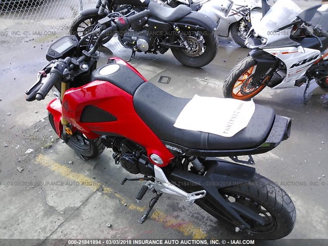 MLHJC611XE5004859 - 2014 HONDA GROM 125 RED photo 3