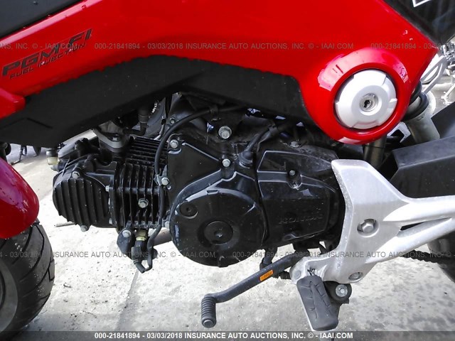 MLHJC611XE5004859 - 2014 HONDA GROM 125 RED photo 9