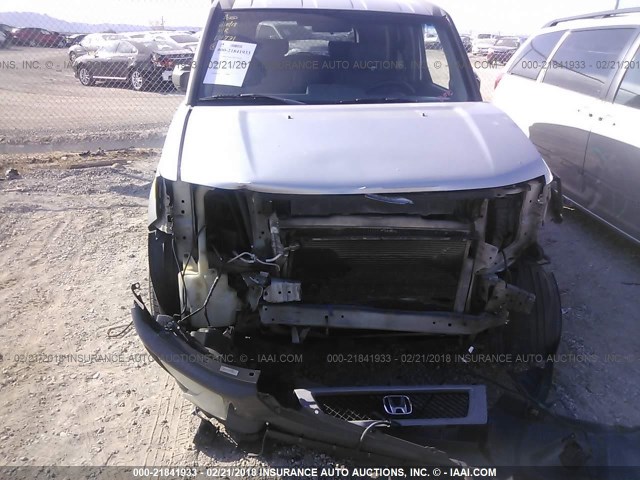 5J6YH285X4L014039 - 2004 HONDA ELEMENT EX SILVER photo 6