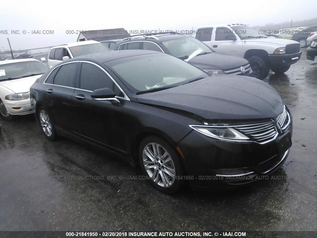 3LN6L2LU1ER806086 - 2014 LINCOLN MKZ HYBRID BLACK photo 1