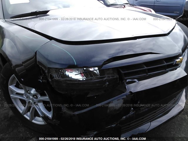 2G1FA1E38E9151724 - 2014 CHEVROLET CAMARO LS BLACK photo 6