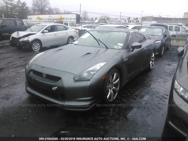 JN1AR54F59M250218 - 2009 NISSAN GT-R PREMIUM GRAY photo 2