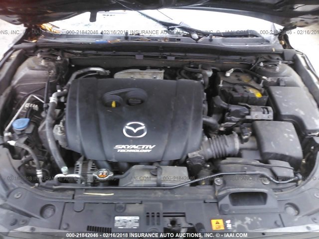 JM1BM1T78E1147731 - 2014 MAZDA 3 SV GRAY photo 10