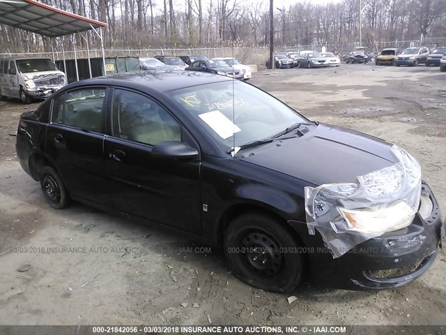 1G8AJ55F77Z192982 - 2007 SATURN ION LEVEL 2 BLACK photo 1