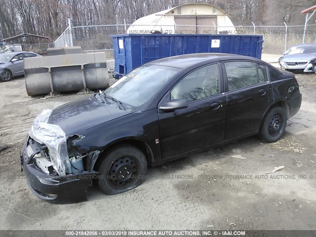 1G8AJ55F77Z192982 - 2007 SATURN ION LEVEL 2 BLACK photo 2