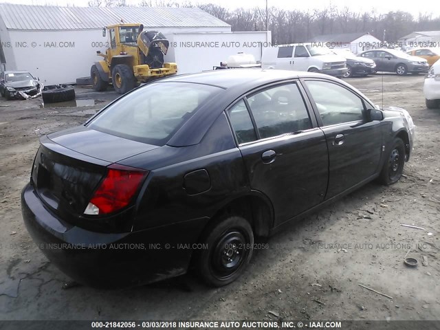 1G8AJ55F77Z192982 - 2007 SATURN ION LEVEL 2 BLACK photo 4