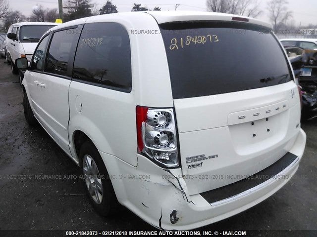 2D4RN4DG7BR732712 - 2011 DODGE GRAND CARAVAN EXPRESS WHITE photo 3