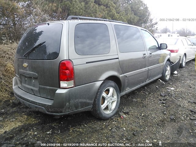 1GNDV23L65D257577 - 2005 CHEVROLET UPLANDER LS BROWN photo 4