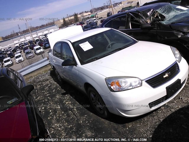 1G1ZS51866F122007 - 2006 CHEVROLET MALIBU LS Ağ foto 1