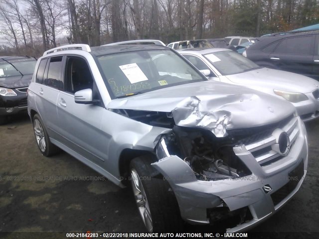 WDCGG8HB3CF729359 - 2012 MERCEDES-BENZ GLK 350 4MATIC SILVER photo 1