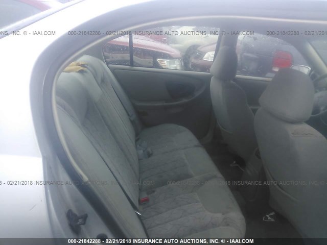 1G1NE52J53M565683 - 2003 CHEVROLET MALIBU LS SILVER photo 8