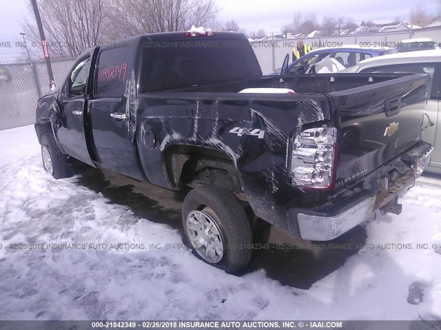 3GCPKTE74DG247152 - 2013 CHEVROLET SILVERADO K1500 LTZ BLACK photo 3