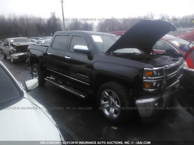 3GCUKSEC8EG530665 - 2014 CHEVROLET SILVERADO K1500 LTZ BLACK photo 1