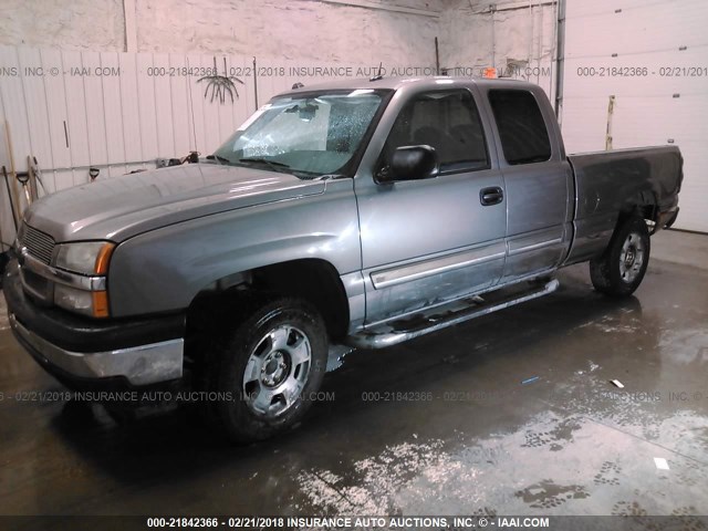 1GCEK19B55Z344016 - 2005 CHEVROLET SILVERADO K1500 GRAY photo 2