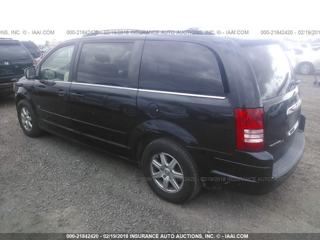 2A8HR54P88R796830 - 2008 CHRYSLER TOWN & COUNTRY TOURING BLACK photo 3