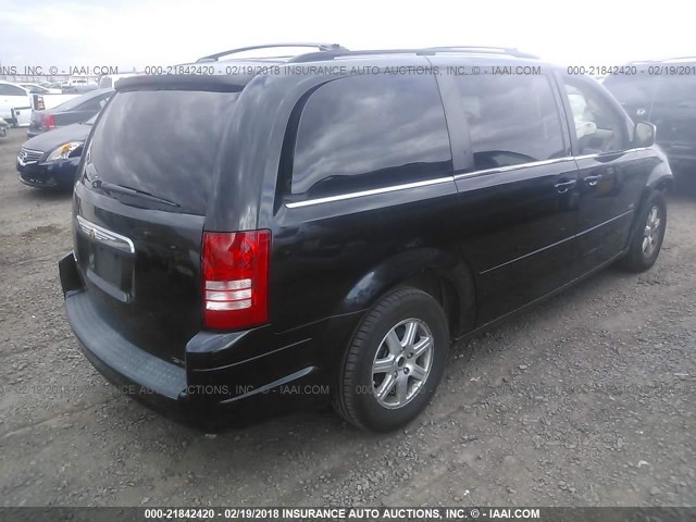 2A8HR54P88R796830 - 2008 CHRYSLER TOWN & COUNTRY TOURING BLACK photo 4