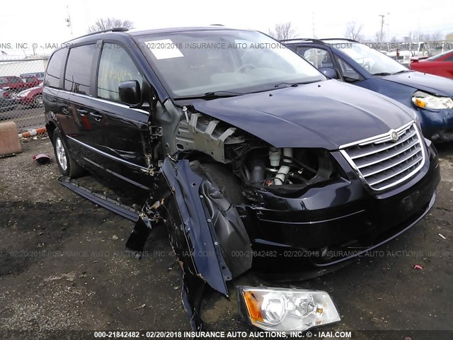 2A4RR5DX4AR464475 - 2010 CHRYSLER TOWN & COUNTRY TOURING BLACK photo 1