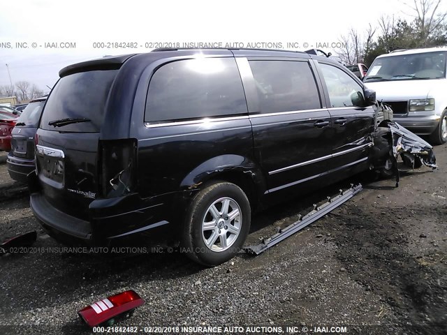 2A4RR5DX4AR464475 - 2010 CHRYSLER TOWN & COUNTRY TOURING BLACK photo 4