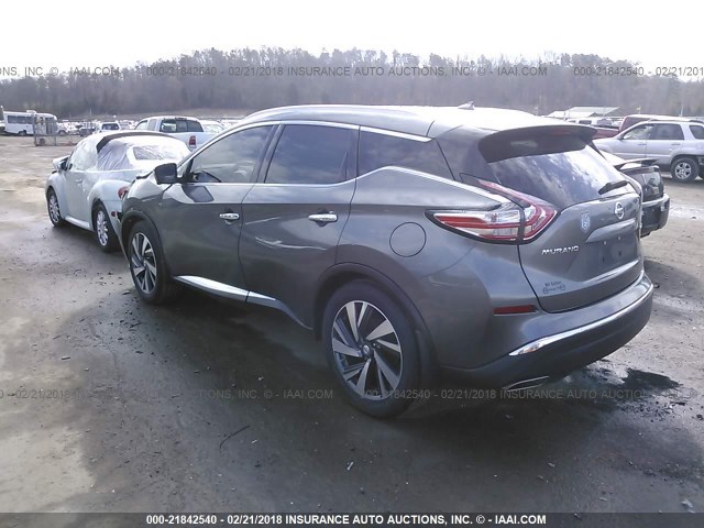 5N1AZ2MG1FN202365 - 2015 NISSAN MURANO S/SL/SV/PLATINUM BLACK photo 3