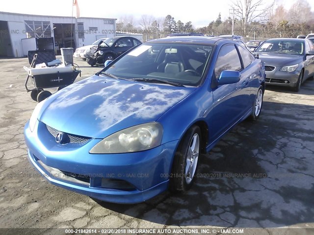 JH4DC530X5S003970 - 2005 ACURA RSX TYPE-S BLUE photo 2