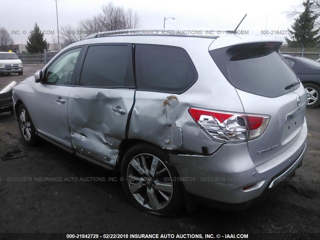 5N1AR2MM6DC674012 - 2013 NISSAN PATHFINDER S/SV/SL/PLATINUM 银色 照片 6