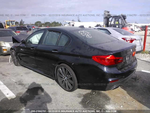 WBAJE5C3XHG916726 - 2017 BMW 540 I BLACK photo 3