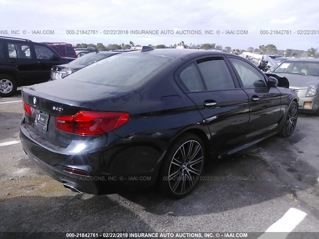 WBAJE5C3XHG916726 - 2017 BMW 540 I BLACK photo 4