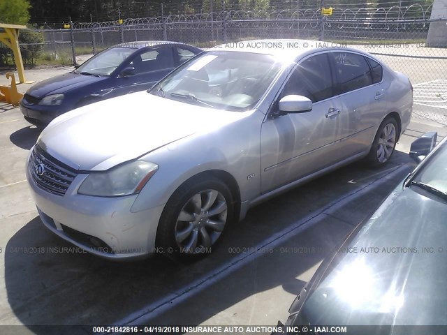 JNKAY01E36M104697 - 2006 INFINITI M35 SPORT SILVER photo 2