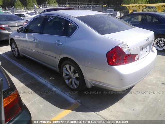 JNKAY01E36M104697 - 2006 INFINITI M35 SPORT SILVER photo 3