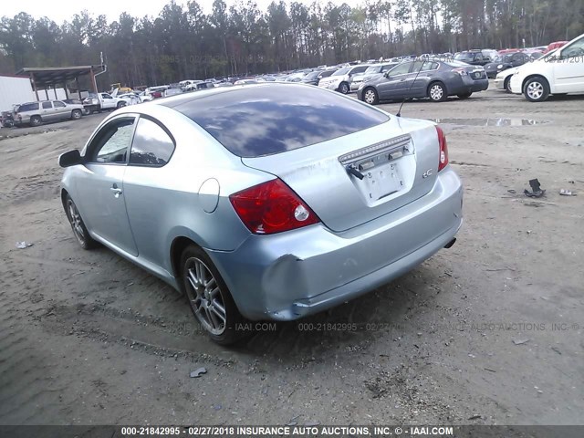 JTKDE177X50017898 - 2005 TOYOTA SCION TC 蓝色 照片 3
