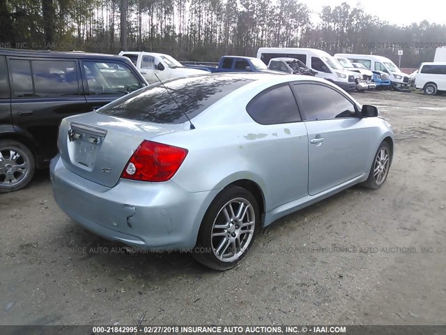 JTKDE177X50017898 - 2005 TOYOTA SCION TC 蓝色 照片 4