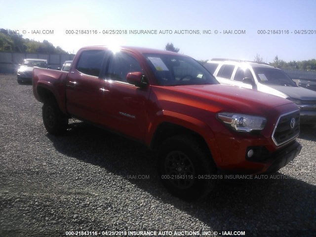 5TFAZ5CN4HX046013 - 2017 TOYOTA TACOMA DBL CAB/SR5/TRD SPORT/OR ORANGE photo 1