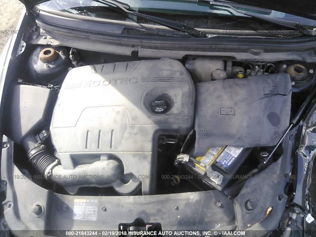 1G1ZC5E18BF334458 - 2011 CHEVROLET MALIBU 1LT შავი ფოტო 10